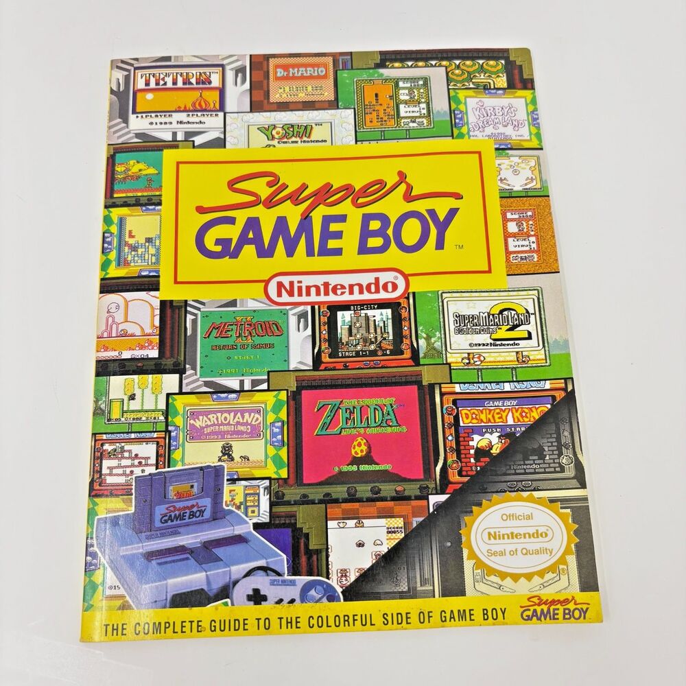 Nintendo Super Game Boy Players Guide Super Nintendo SNES 1994 Strategy Book